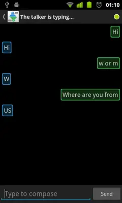 Anonymous chat android App screenshot 0