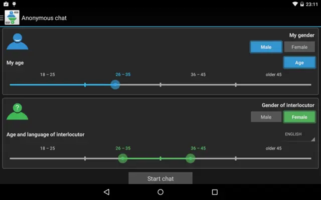 Anonymous chat android App screenshot 7